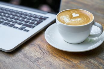 Cup of Coffee on Saucer